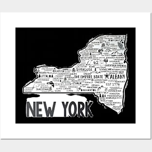 New York State Flag Posters and Art